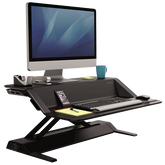 Fellowes Lotus Sit-Stand Workstation - Black - Al Masam Stationery LLC